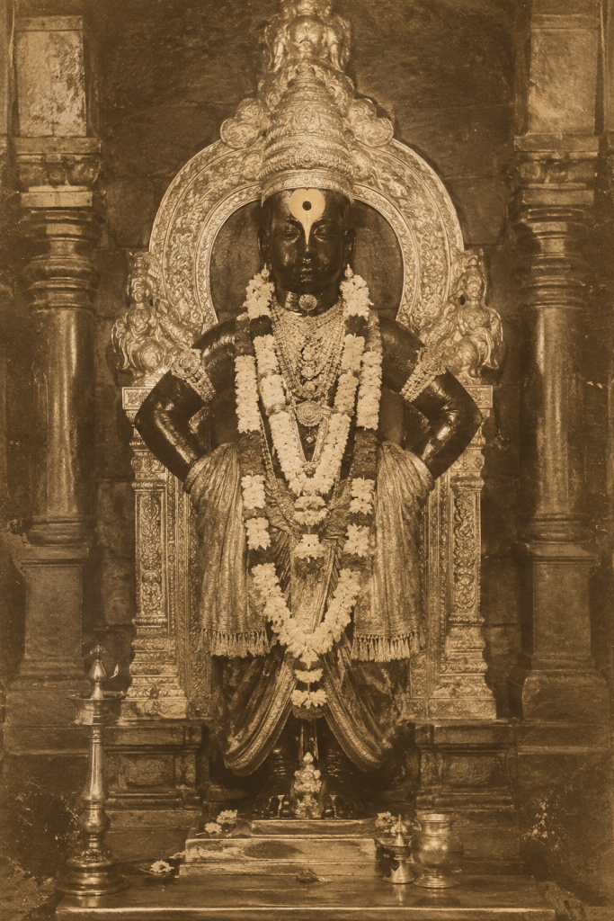 Old photograph of the deity
