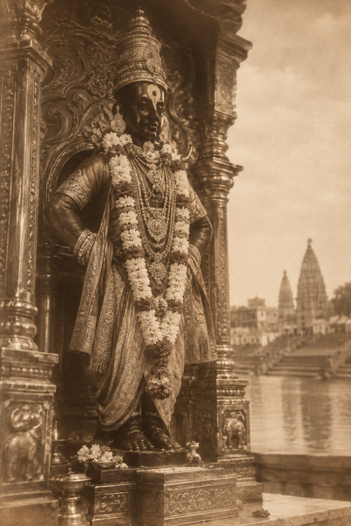 Old photograph of the deity