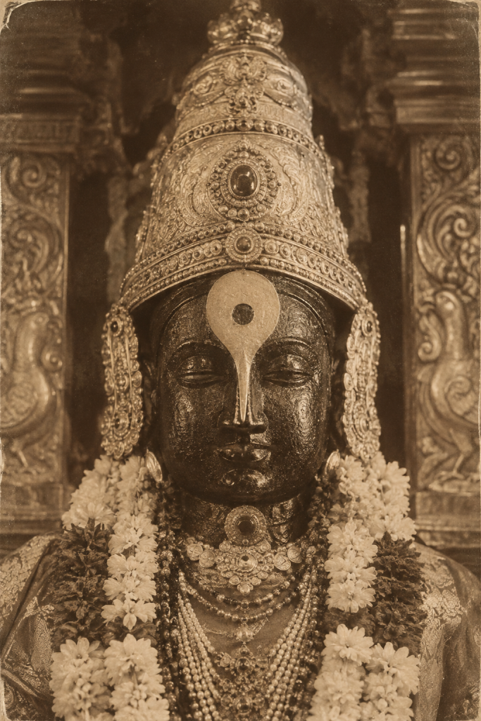 Old photograph of the deity