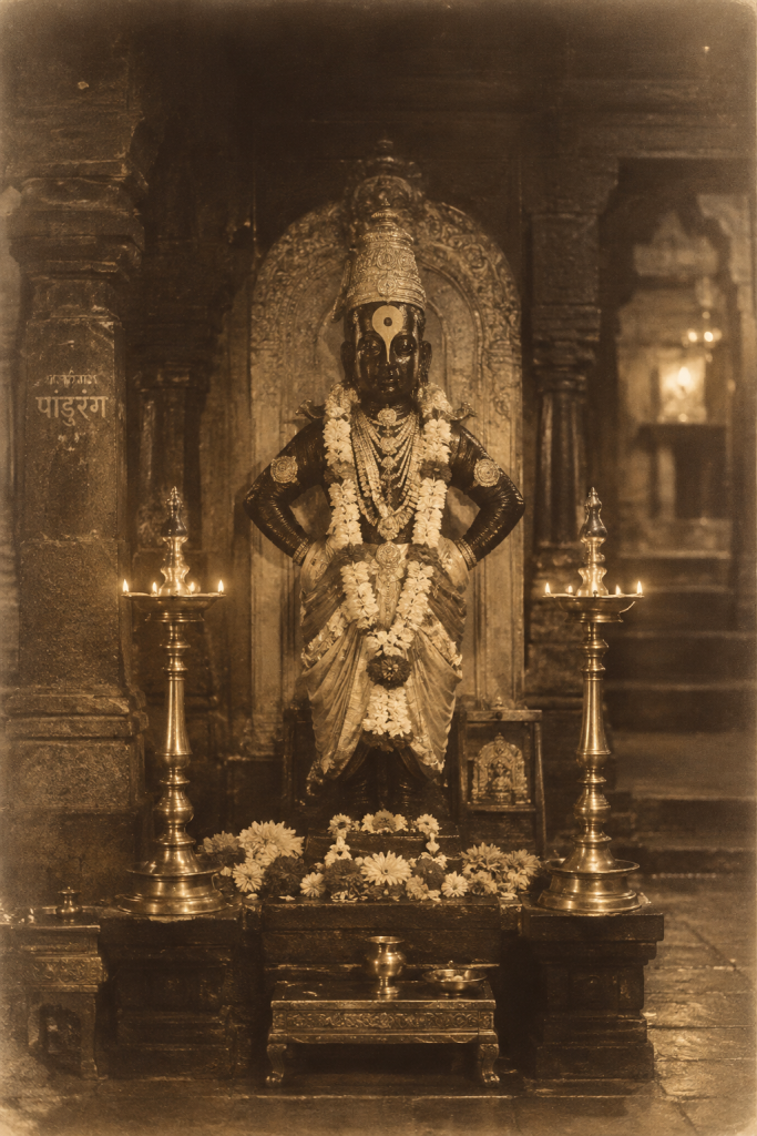 Old photograph of the deity