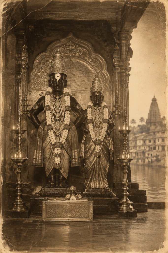 Old photograph of the deity
